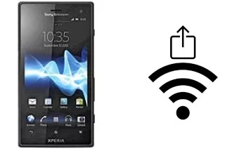 So generieren Sie einen QR-Code mit dem Wifi-Passwort auf einem Sony Xperia acro HD SOI12