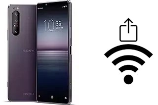 So generieren Sie einen QR-Code mit dem Wifi-Passwort auf einem Sony Xperia 1 II