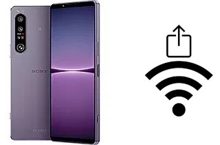 So generieren Sie einen QR-Code mit dem Wifi-Passwort auf einem Sony Xperia 1 IV