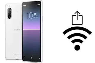 So generieren Sie einen QR-Code mit dem Wifi-Passwort auf einem Sony Xperia 10 II