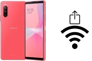 So generieren Sie einen QR-Code mit dem Wifi-Passwort auf einem Sony Xperia 10 III Lite