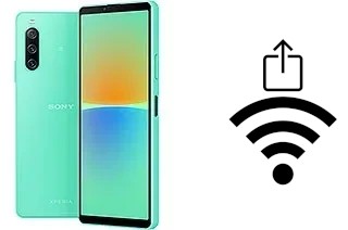 So generieren Sie einen QR-Code mit dem Wifi-Passwort auf einem Sony Xperia 10 IV