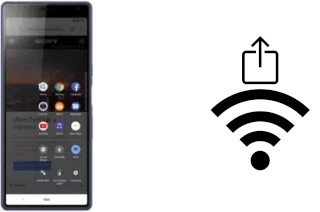 So generieren Sie einen QR-Code mit dem Wifi-Passwort auf einem Sony Xperia 10 Plus