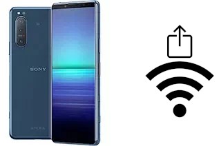 So generieren Sie einen QR-Code mit dem Wifi-Passwort auf einem Sony Xperia 5 II