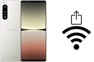 So generieren Sie einen QR-Code mit dem Wifi-Passwort auf einem Sony Xperia 5 IV