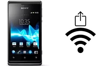 So generieren Sie einen QR-Code mit dem Wifi-Passwort auf einem Sony Xperia E dual