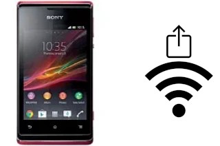 So generieren Sie einen QR-Code mit dem Wifi-Passwort auf einem Sony Xperia E