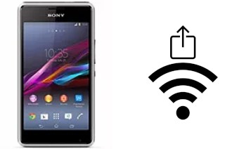 So generieren Sie einen QR-Code mit dem Wifi-Passwort auf einem Sony Xperia E1 II