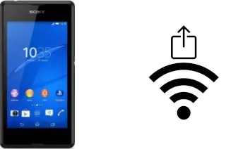 So generieren Sie einen QR-Code mit dem Wifi-Passwort auf einem Sony Xperia E3 4G