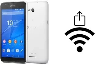 So generieren Sie einen QR-Code mit dem Wifi-Passwort auf einem Sony Xperia E4g