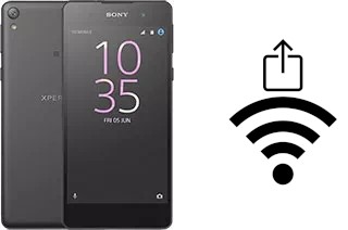 So generieren Sie einen QR-Code mit dem Wifi-Passwort auf einem Sony Xperia E5