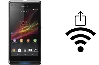 So generieren Sie einen QR-Code mit dem Wifi-Passwort auf einem Sony Xperia L