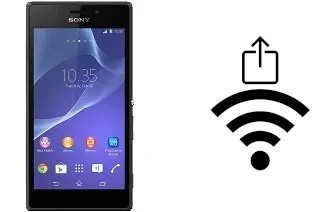 So generieren Sie einen QR-Code mit dem Wifi-Passwort auf einem Sony Xperia M2 Aqua