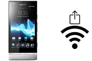 So generieren Sie einen QR-Code mit dem Wifi-Passwort auf einem Sony Xperia P