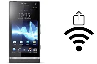 So generieren Sie einen QR-Code mit dem Wifi-Passwort auf einem Sony Xperia SL