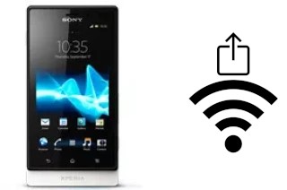 So generieren Sie einen QR-Code mit dem Wifi-Passwort auf einem Sony Xperia sola