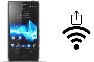 So generieren Sie einen QR-Code mit dem Wifi-Passwort auf einem Sony Xperia T