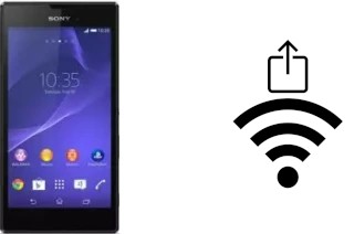 So generieren Sie einen QR-Code mit dem Wifi-Passwort auf einem Sony Xperia T3 3G