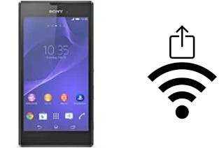 So generieren Sie einen QR-Code mit dem Wifi-Passwort auf einem Sony Xperia T3