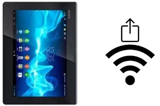 So generieren Sie einen QR-Code mit dem Wifi-Passwort auf einem Sony Xperia Tablet S 3G