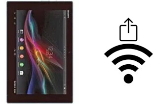 So generieren Sie einen QR-Code mit dem Wifi-Passwort auf einem Sony Xperia Tablet Z LTE