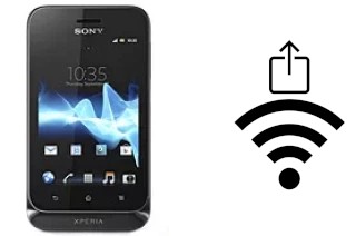 So generieren Sie einen QR-Code mit dem Wifi-Passwort auf einem Sony Xperia tipo