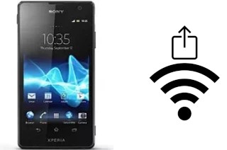 So generieren Sie einen QR-Code mit dem Wifi-Passwort auf einem Sony Xperia TX