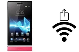 So generieren Sie einen QR-Code mit dem Wifi-Passwort auf einem Sony Xperia U