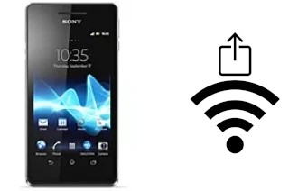 So generieren Sie einen QR-Code mit dem Wifi-Passwort auf einem Sony Xperia V