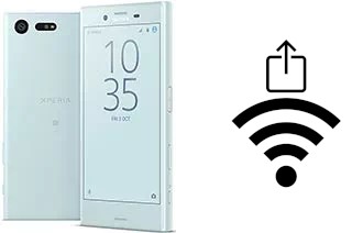 So generieren Sie einen QR-Code mit dem Wifi-Passwort auf einem Sony Xperia X Compact