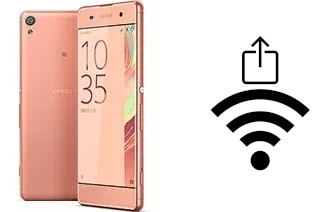 So generieren Sie einen QR-Code mit dem Wifi-Passwort auf einem Sony Xperia XA Dual