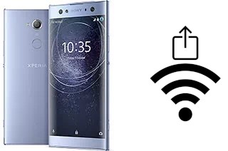 So generieren Sie einen QR-Code mit dem Wifi-Passwort auf einem Sony Xperia XA2 Ultra