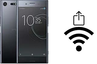 So generieren Sie einen QR-Code mit dem Wifi-Passwort auf einem Sony Xperia XZ Premium