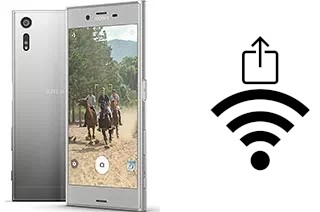 So generieren Sie einen QR-Code mit dem Wifi-Passwort auf einem Sony Xperia XZ