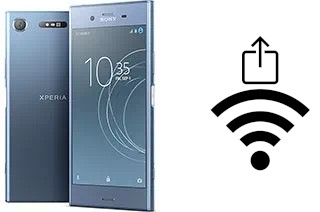 So generieren Sie einen QR-Code mit dem Wifi-Passwort auf einem Sony Xperia XZ1