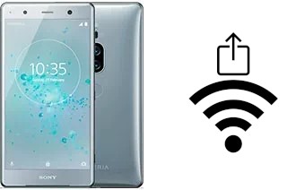 So generieren Sie einen QR-Code mit dem Wifi-Passwort auf einem Sony Xperia XZ2 Premium