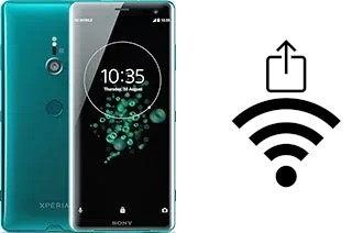 So generieren Sie einen QR-Code mit dem Wifi-Passwort auf einem Sony Xperia XZ3