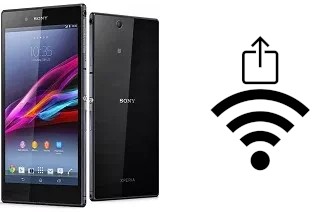 So generieren Sie einen QR-Code mit dem Wifi-Passwort auf einem Sony Xperia Z Ultra