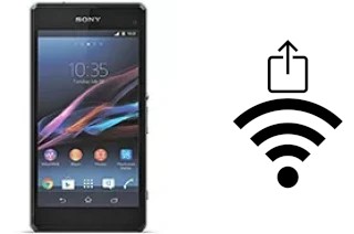 So generieren Sie einen QR-Code mit dem Wifi-Passwort auf einem Sony Xperia Z1 Compact