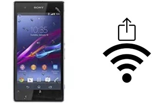 So generieren Sie einen QR-Code mit dem Wifi-Passwort auf einem Sony Xperia Z1s