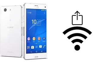 So generieren Sie einen QR-Code mit dem Wifi-Passwort auf einem Sony Xperia Z3 Compact