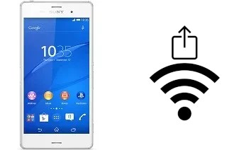 So generieren Sie einen QR-Code mit dem Wifi-Passwort auf einem Sony Xperia Z3