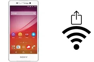 So generieren Sie einen QR-Code mit dem Wifi-Passwort auf einem Sony Xperia Z4v