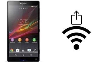 So generieren Sie einen QR-Code mit dem Wifi-Passwort auf einem Sony Xperia ZL