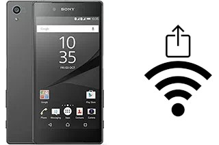 So generieren Sie einen QR-Code mit dem Wifi-Passwort auf einem Sony Xperia Z5