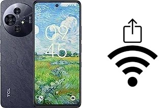 So generieren Sie einen QR-Code mit dem Wifi-Passwort auf einem TCL 50 Pro NxtPaper