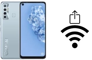 So generieren Sie einen QR-Code mit dem Wifi-Passwort auf einem Tecno Camon 17 Lite