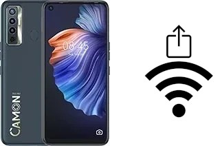 So generieren Sie einen QR-Code mit dem Wifi-Passwort auf einem Tecno Camon 17