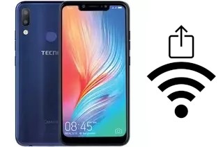 So generieren Sie einen QR-Code mit dem Wifi-Passwort auf einem Tecno Camon i2