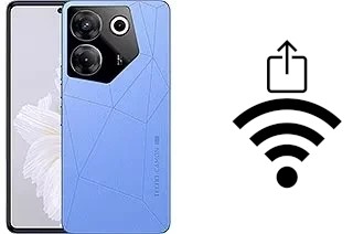 So generieren Sie einen QR-Code mit dem Wifi-Passwort auf einem Tecno Camon 20 Pro 5G